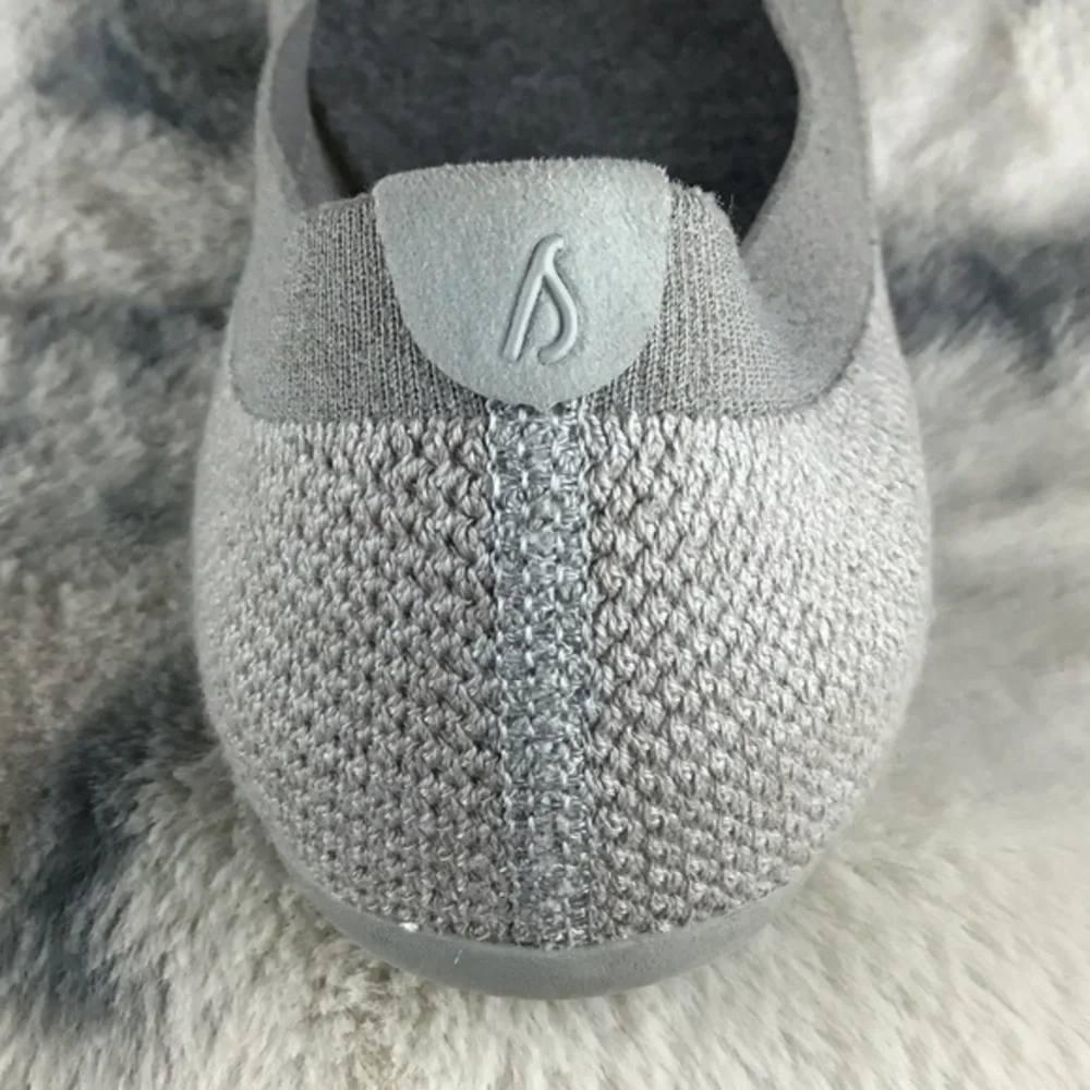 Allbirds Women's Tree Breezers Gray‎ Knit Flats Size 9